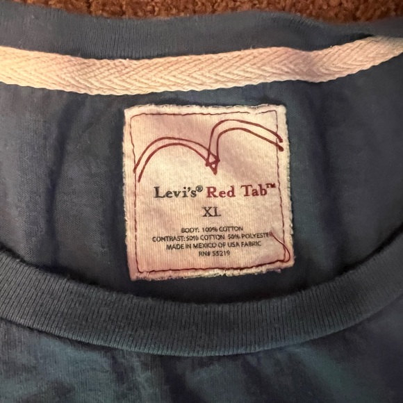 Levi’s Red Tab cotton embellished long-sleeved tshirt. Super cute & soft. XL. - Picture 5 of 10